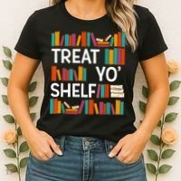 Funny Reading Book Lover Reader Librarian Nerdy Pun Women's T-Shirt thumb 2