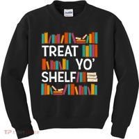 Funny Reading Book Lover Reader Librarian Nerdy Pun Kids Sweatshirt thumb 0