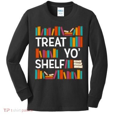 Funny Reading Book Lover Reader Librarian Nerdy Pun Kids Long Sleeve Shirt