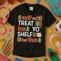 Funny Reading Book Lover Reader Librarian Nerdy Pun Kids T-Shirt thumb 3