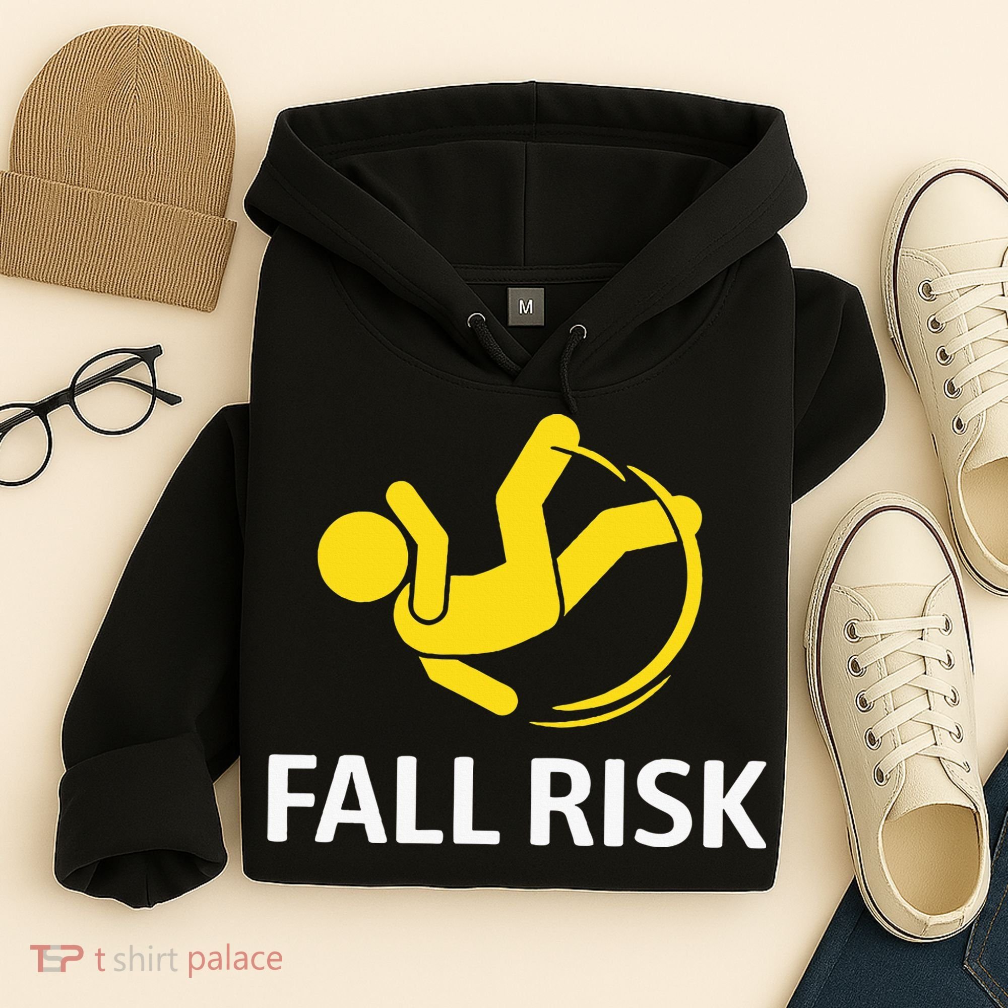 Fall Risk Balance Issues Funny Fall Risk Hoodie