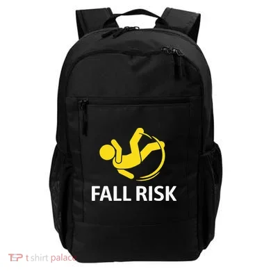 Fall Risk Balance Issues Funny Fall Risk Backpack