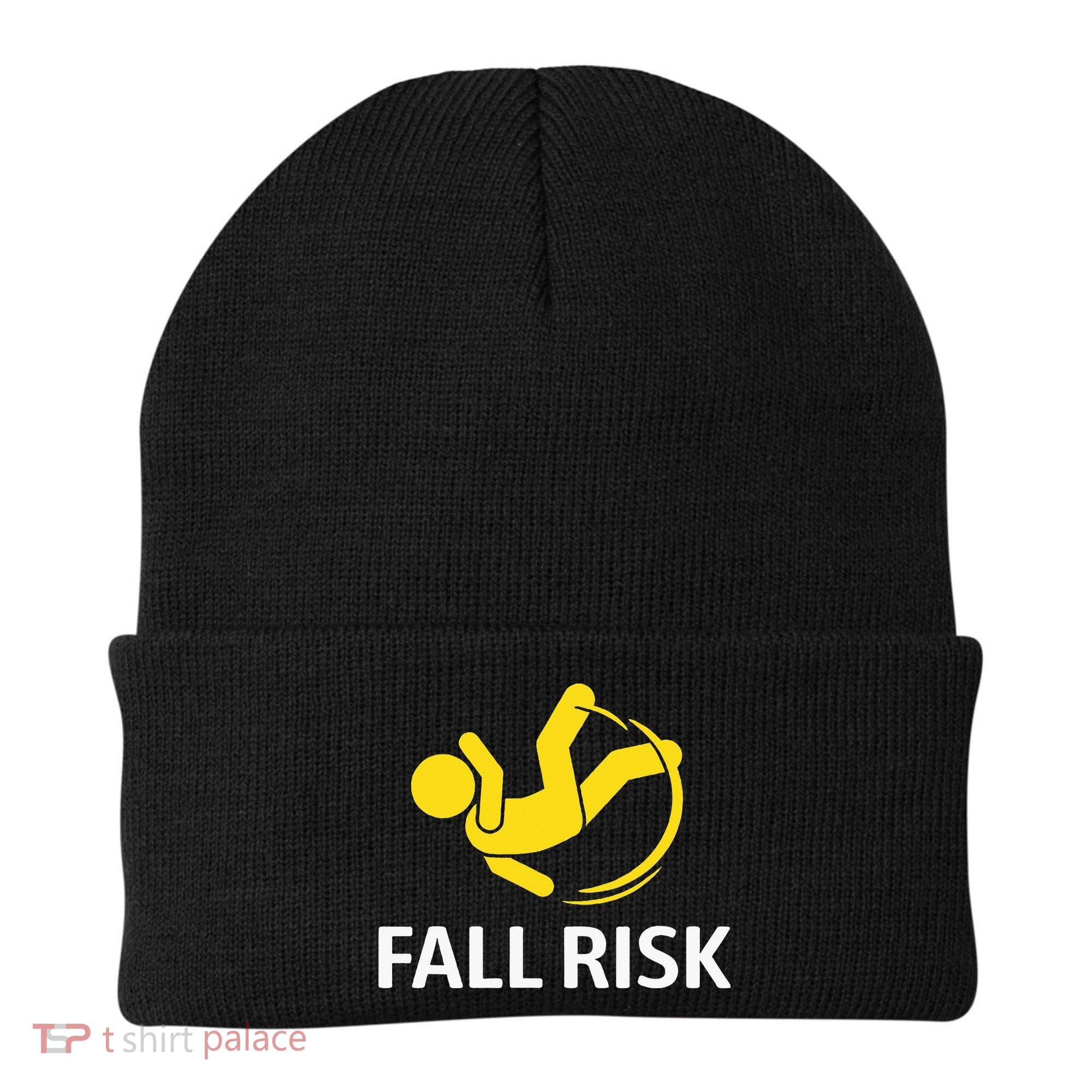Fall Risk Balance Issues Funny Fall Risk Beanie