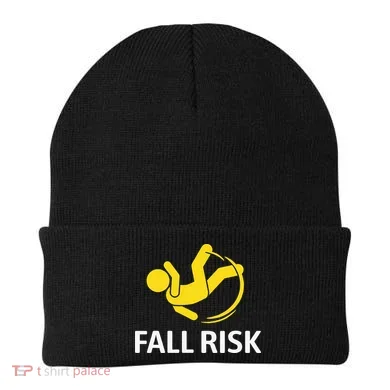Fall Risk Balance Issues Funny Fall Risk Beanie