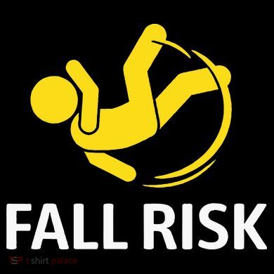 Fall Risk Balance Issues Funny Fall Risk Women's Hoodie