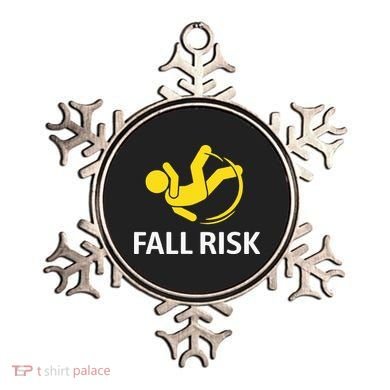 Fall Risk Balance Issues Funny Fall Risk Ornament