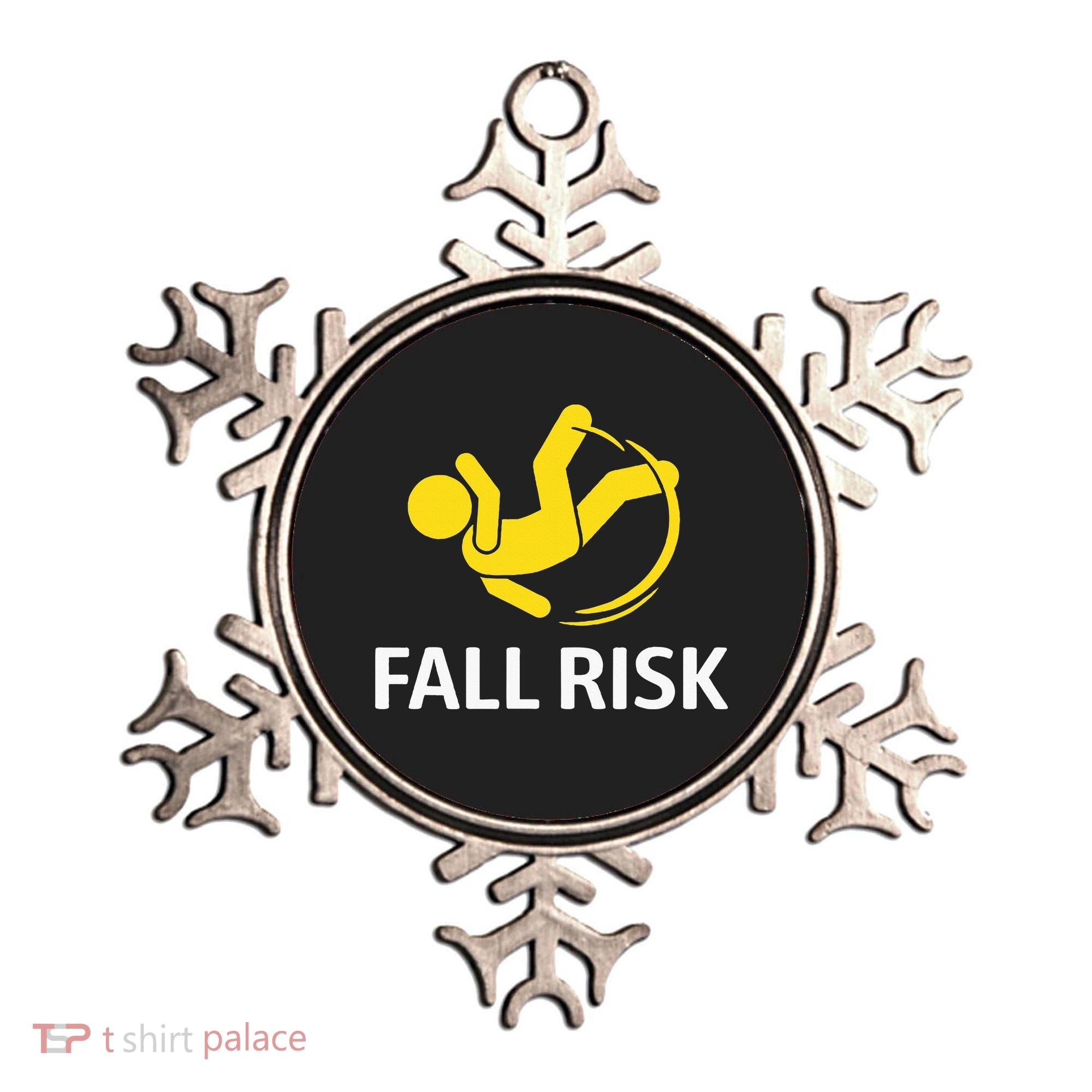 Fall Risk Balance Issues Funny Fall Risk Ornament