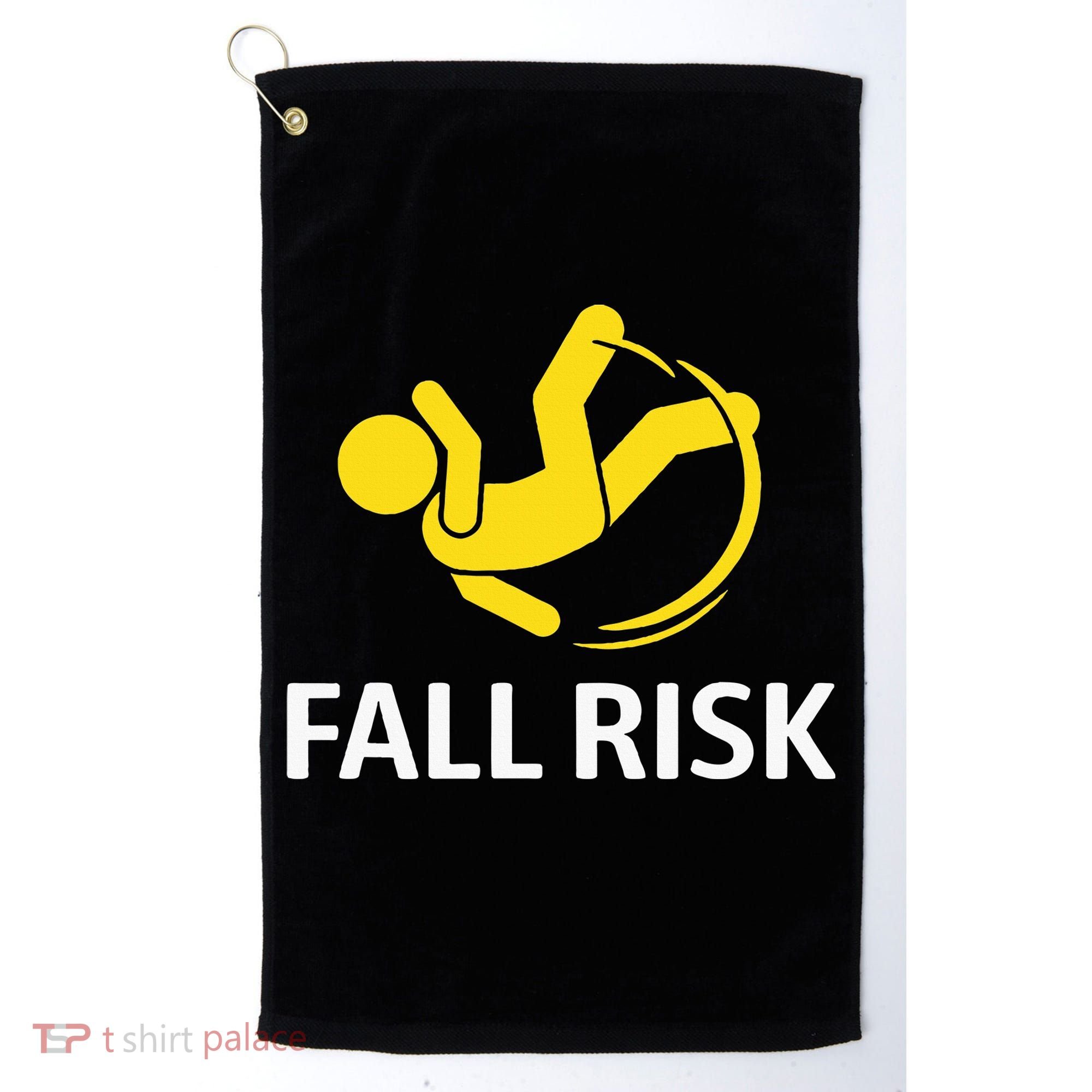Fall Risk Balance Issues Funny Fall Risk Golf Towel