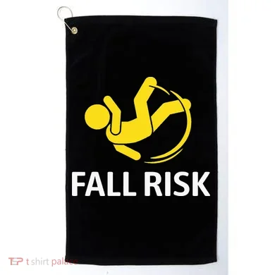 Fall Risk Balance Issues Funny Fall Risk Golf Towel