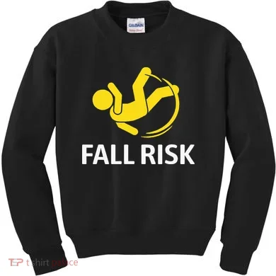 Fall Risk Balance Issues Funny Fall Risk Kids Sweatshirt