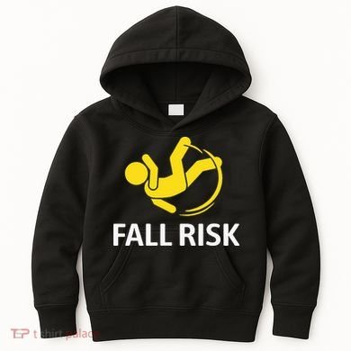 Fall Risk Balance Issues Funny Fall Risk Kids Hoodie