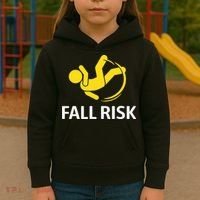 Fall Risk Balance Issues Funny Fall Risk Kids Hoodie thumb 3