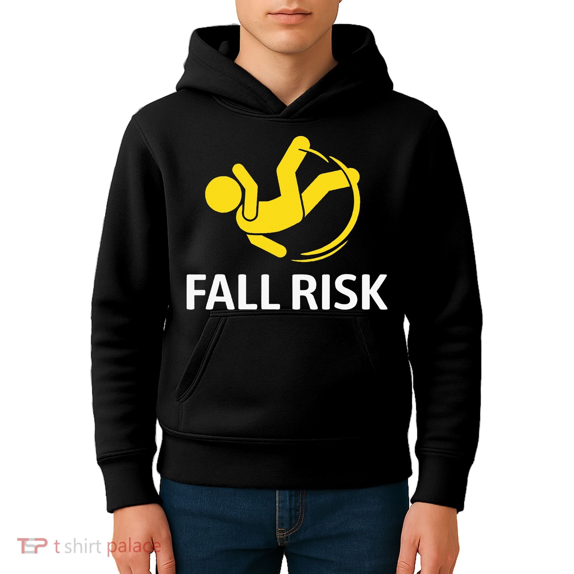 Fall Risk Balance Issues Funny Fall Risk Kids Hoodie