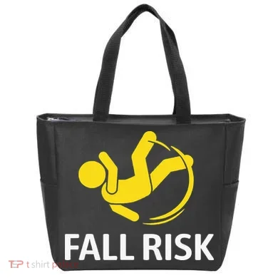 Fall Risk Balance Issues Funny Fall Risk Tote Bag
