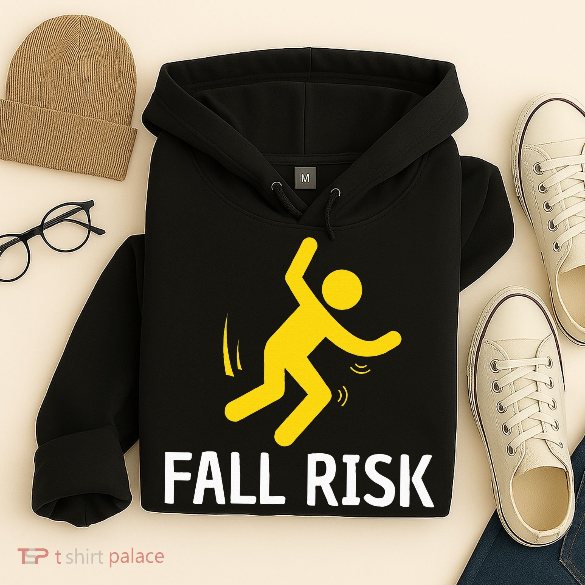 Fall Risk Balance Issues Funny Fall Risk Hoodie