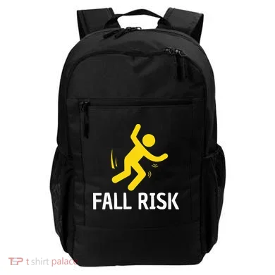 Fall Risk Balance Issues Funny Fall Risk Backpack
