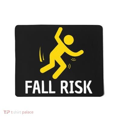 Fall Risk Balance Issues Funny Fall Risk Mousepad