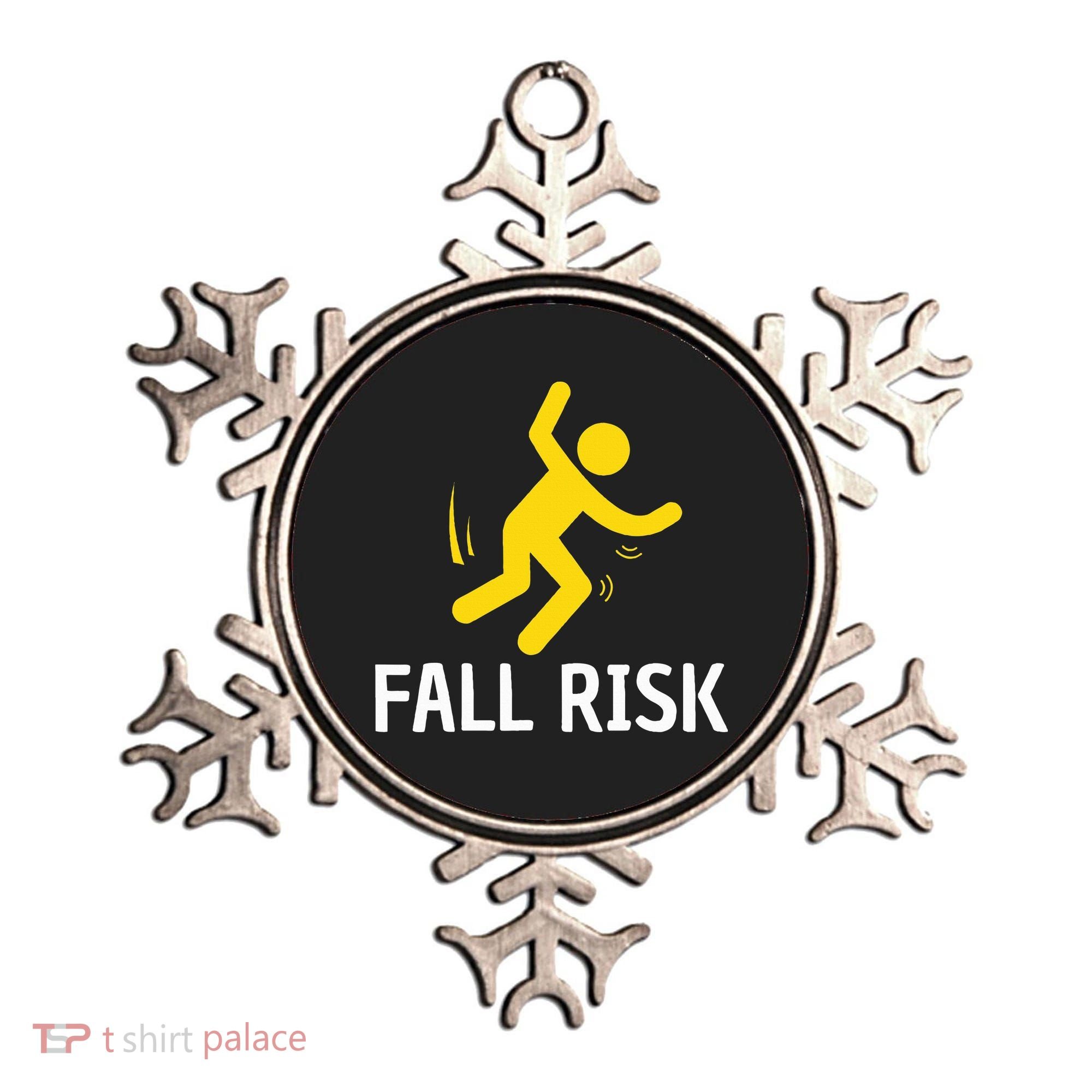 Fall Risk Balance Issues Funny Fall Risk Ornament