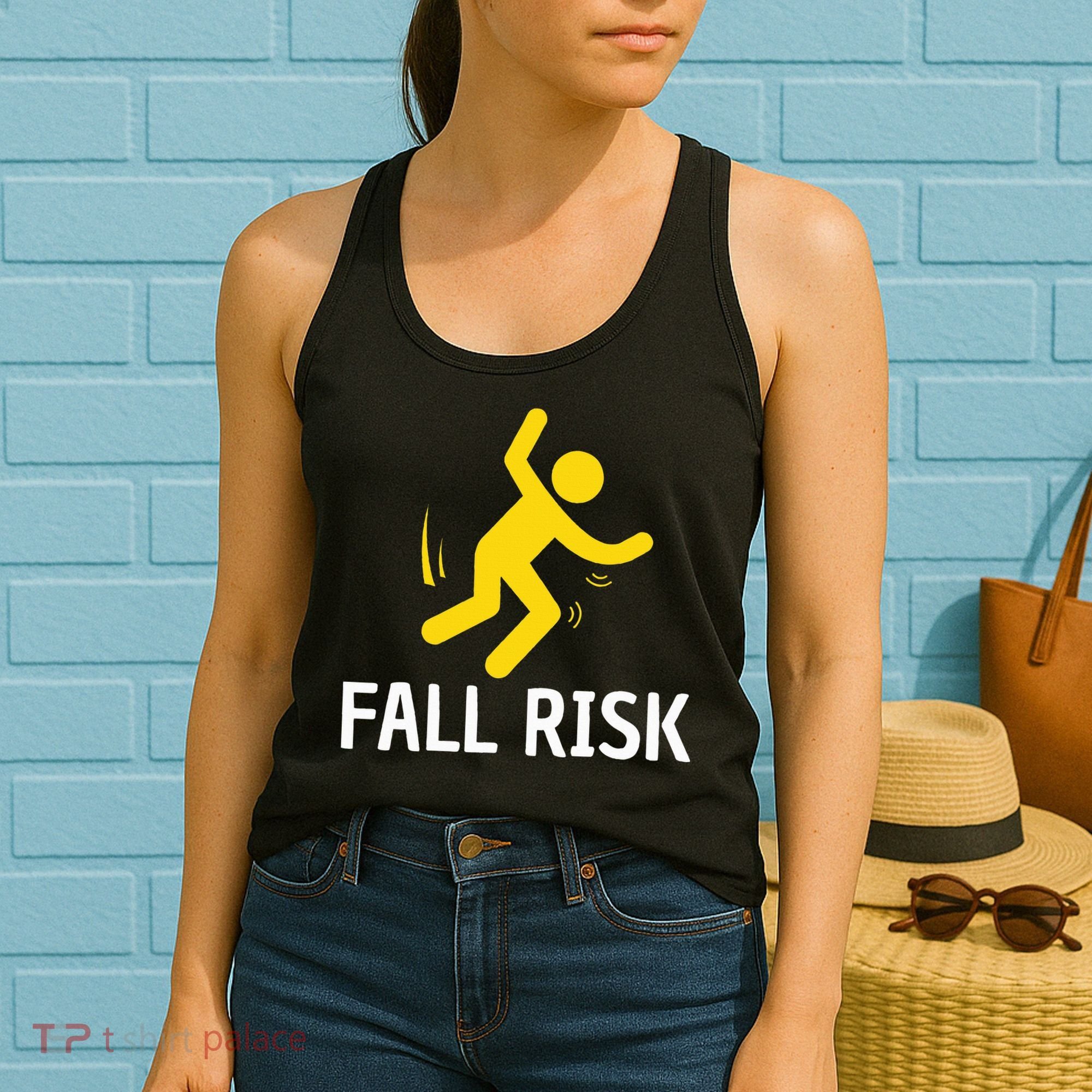 Fall Risk Balance Issues Funny Fall Risk Women's Tank Top
