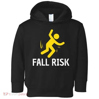 Fall Risk Balance Issues Funny Fall Risk Toddler Hoodie