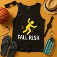 Fall Risk Balance Issues Funny Fall Risk Tank Top thumb 4