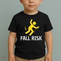 Fall Risk Balance Issues Funny Fall Risk Toddler T-Shirt thumb 2