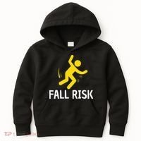 Fall Risk Balance Issues Funny Fall Risk Kids Hoodie thumb 0