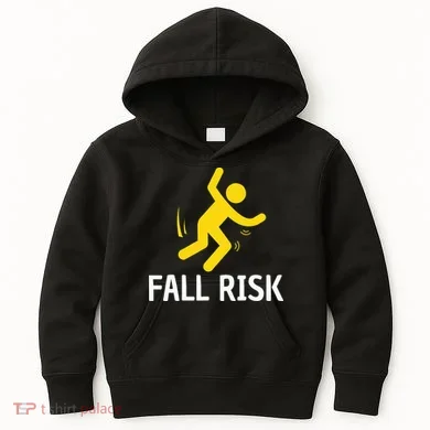 Fall Risk Balance Issues Funny Fall Risk Kids Hoodie