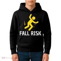 Fall Risk Balance Issues Funny Fall Risk Kids Hoodie thumb 4