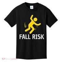 Fall Risk Balance Issues Funny Fall Risk Kids T-Shirt thumb 0