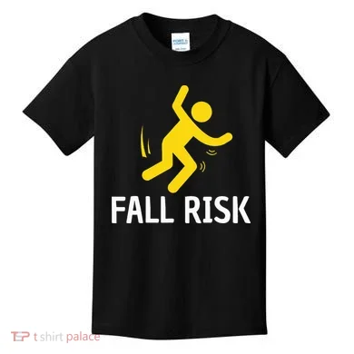 Fall Risk Balance Issues Funny Fall Risk Kids T-Shirt