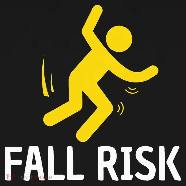Fall Risk Balance Issues Funny Fall Risk Kids T-Shirt