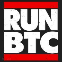 Funny Run BTC Bitcoin Logo Women's Sweatshirt thumb 2