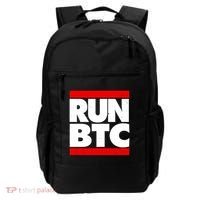 Funny Run BTC Bitcoin Logo Backpack thumb 0