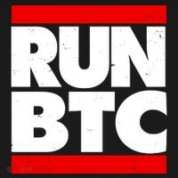 Funny Run BTC Bitcoin Logo Womens Funnel Neck Pullover Hood thumb 2