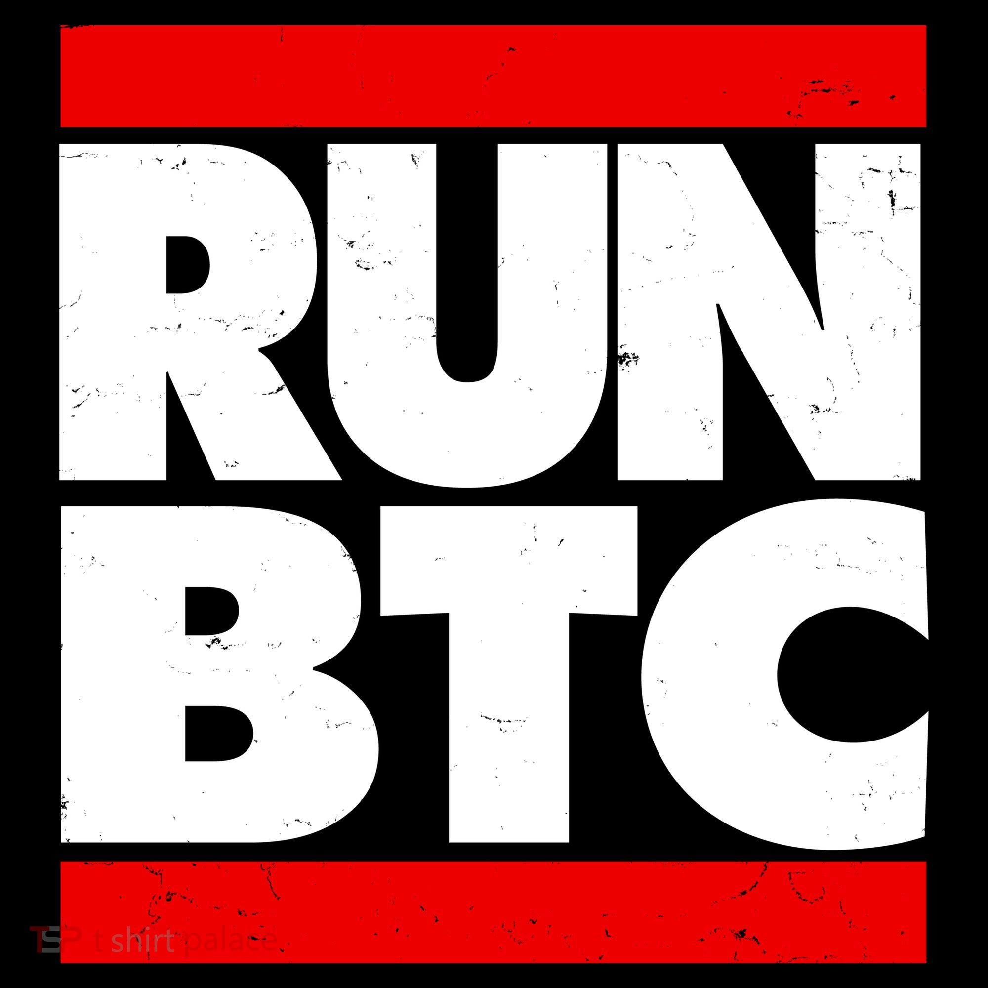 Funny Run BTC Bitcoin Logo Tote Bag
