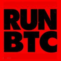 Funny Run BTC Bitcoin Logo Santa Hat thumb 1