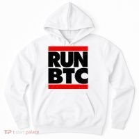 Funny Run BTC Bitcoin Logo Hoodie thumb 0