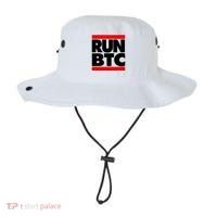 Funny Run BTC Bitcoin Logo Bucket Hat thumb 0