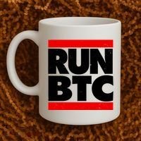 Funny Run BTC Bitcoin Logo Coffee Mug thumb 2