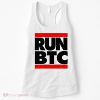 Funny Run BTC Bitcoin Logo Women's Tank Top thumb 0