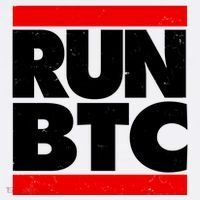 Funny Run BTC Bitcoin Logo Hat thumb 2