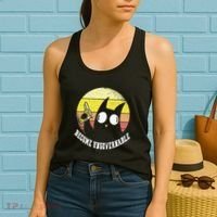 Funny Retro Black Cat Become Ungovernable Women's Tank Top thumb 2