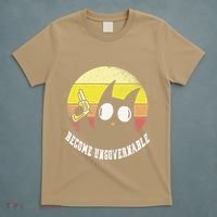 Funny Retro Black Cat Become Ungovernable T-Shirt thumb 5