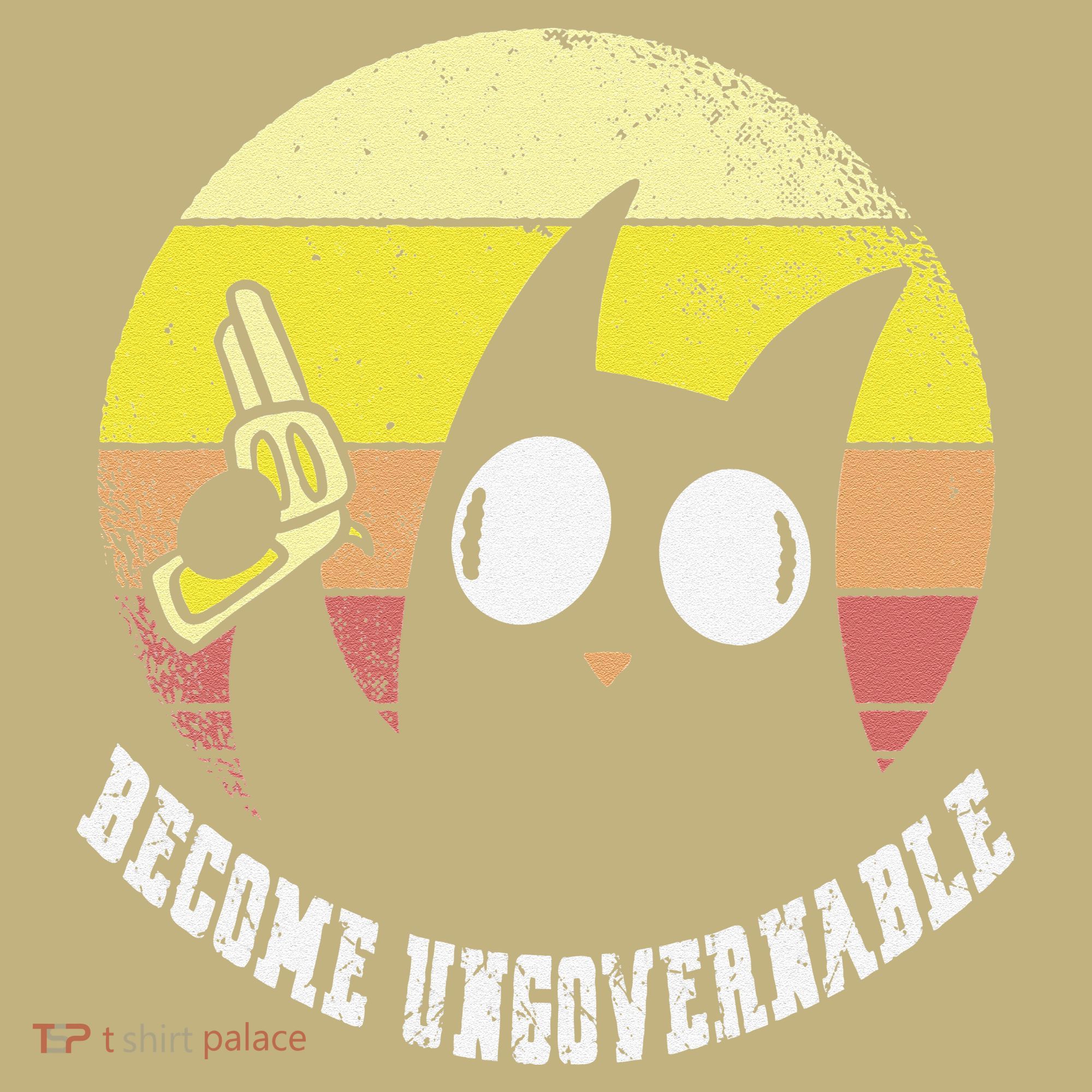 Funny Retro Black Cat Become Ungovernable T-Shirt
