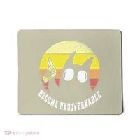 Funny Retro Black Cat Become Ungovernable Mousepad thumb 0