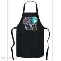 Funny Raccoon Boxer Trash Money We Gettin Rich Apron thumb 0