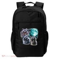 Funny Raccoon Boxer Trash Money We Gettin Rich Backpack thumb 0