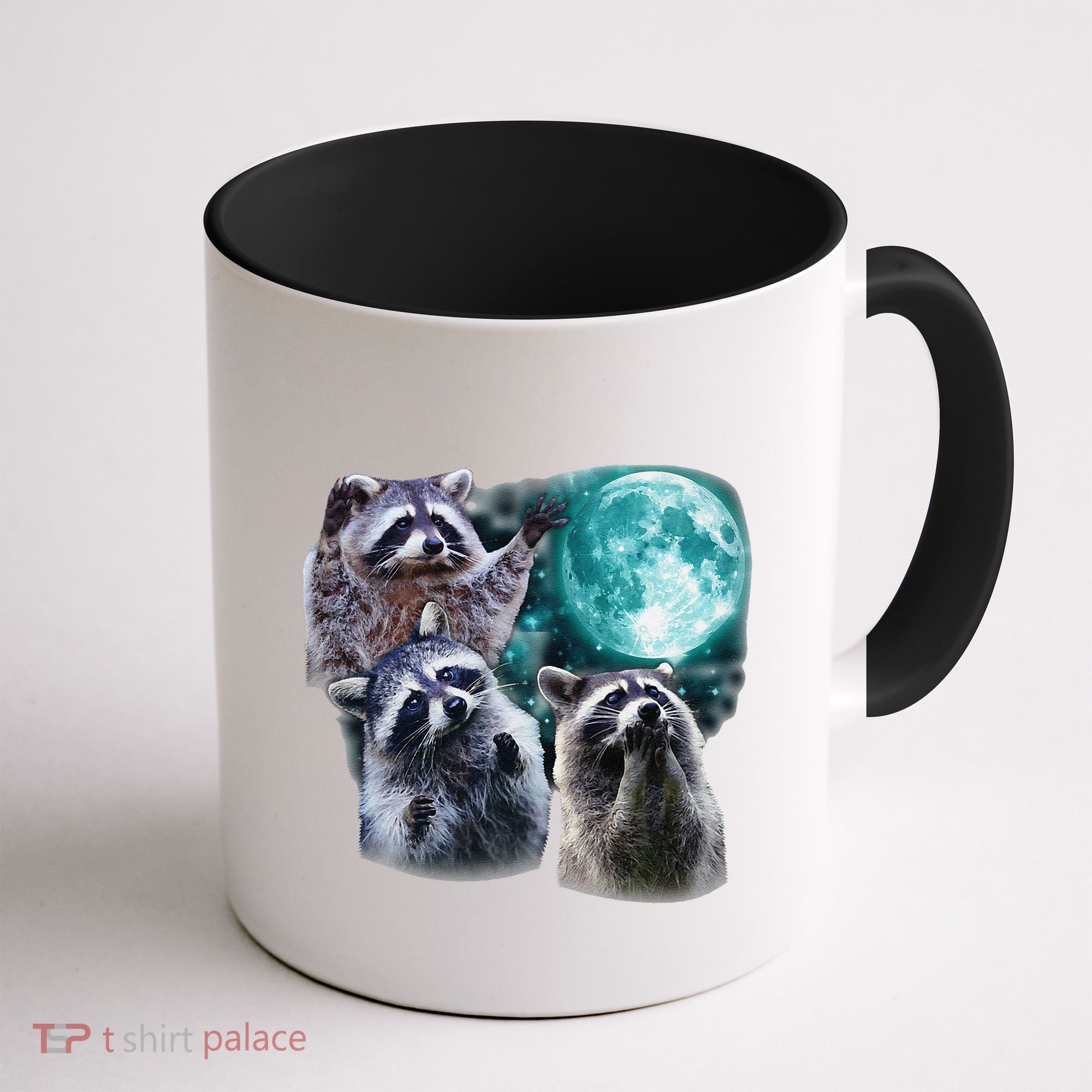 Funny Raccoon Boxer Trash Money We Gettin Rich Coffee Mug