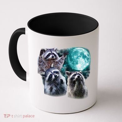 Funny Raccoon Boxer Trash Money We Gettin Rich Coffee Mug